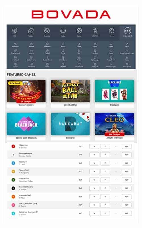 Bovada Is Our Top Rated Casino